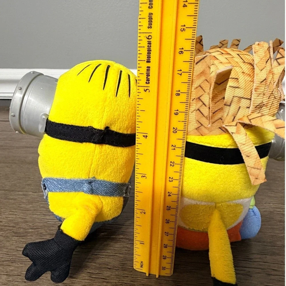 TY Despicable Me Minions Dave Tourist and Stuart Plush Set Stuffed Animal Toys